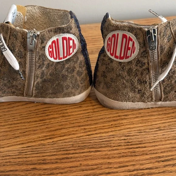 Leopard Print Golden Goose Francy Sneakers - Picture 5 of 7